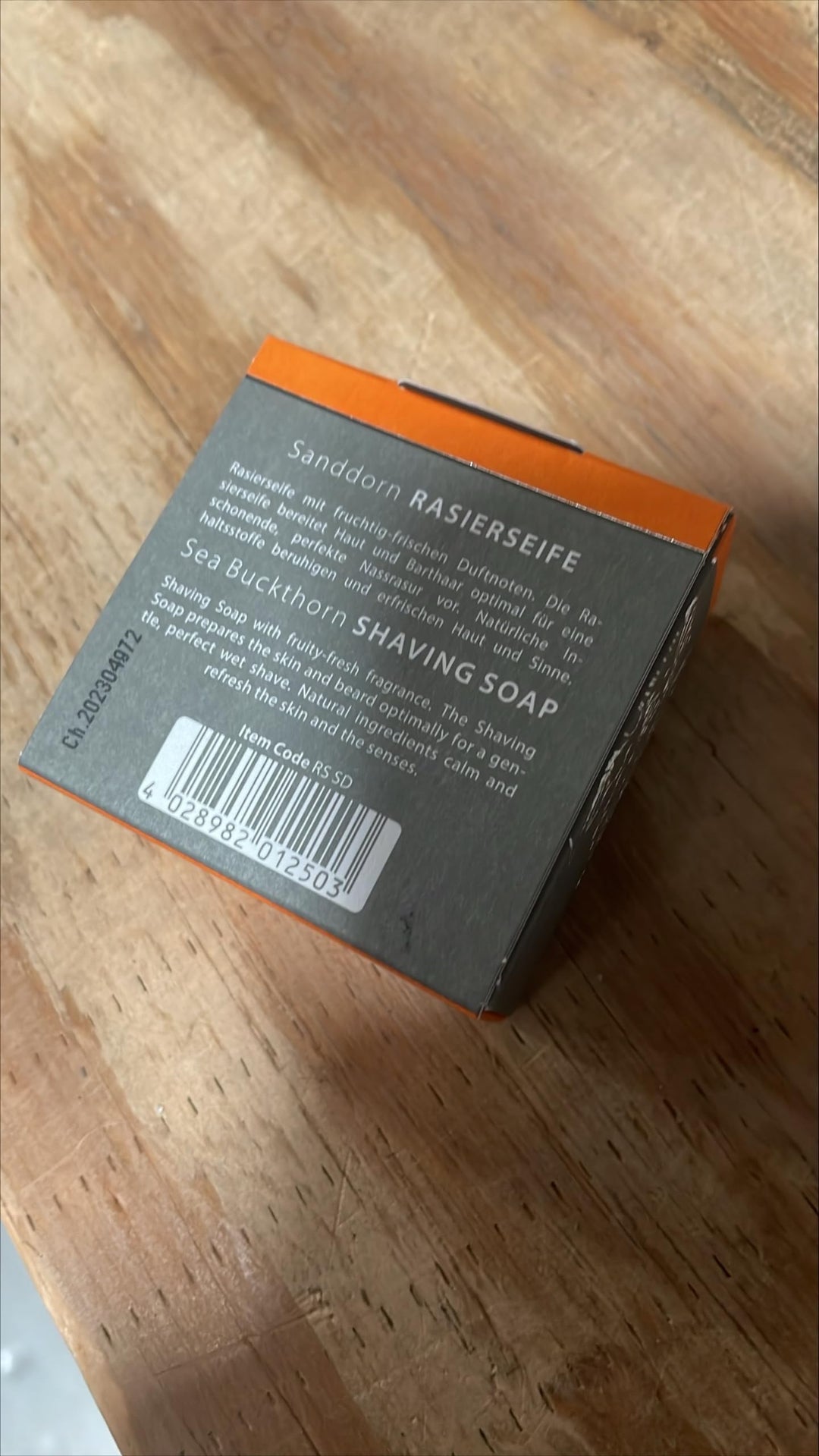 MÜHLE Sea Buckthorn Hard Shaving Soap 65g by Mühle