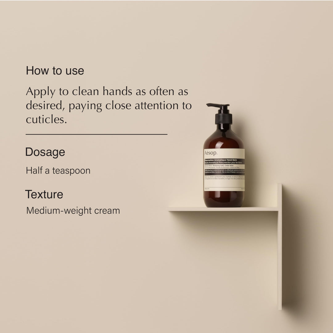 Resurrection Aromatique Hand Balm | 500 mL | Paraben, Cruelty-free & Vegan