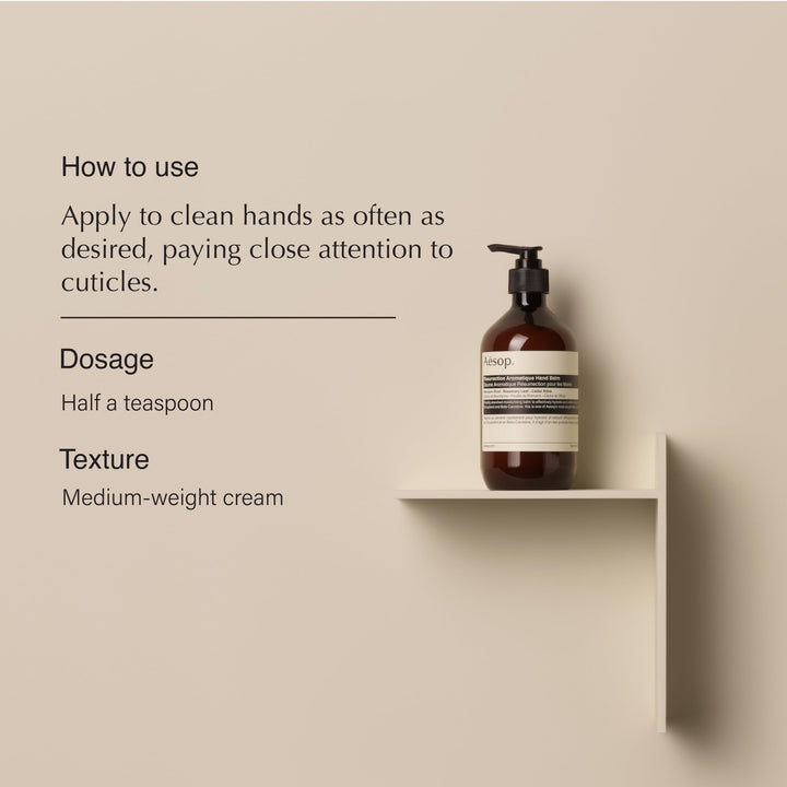 Resurrection Aromatique Hand Balm | 500 mL | Paraben, Cruelty-free & Vegan