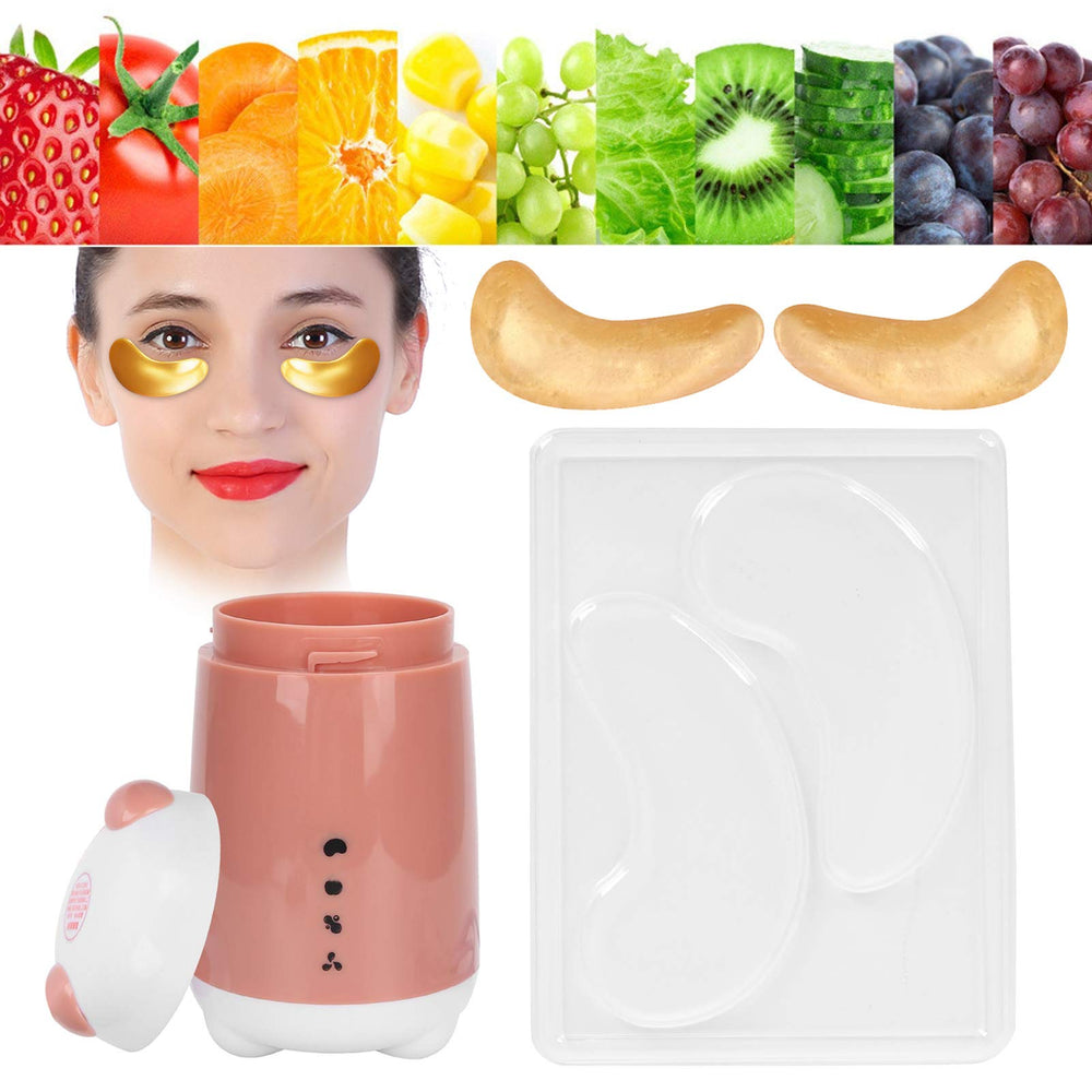 Mask Plates, Face Mask Machine DIY Facial Mask Maker Face Cream Making Patch Tray Plate Set DIY Eye Mask Portable Reusable Eye Mask Patch Tray Plate Set 25pcs