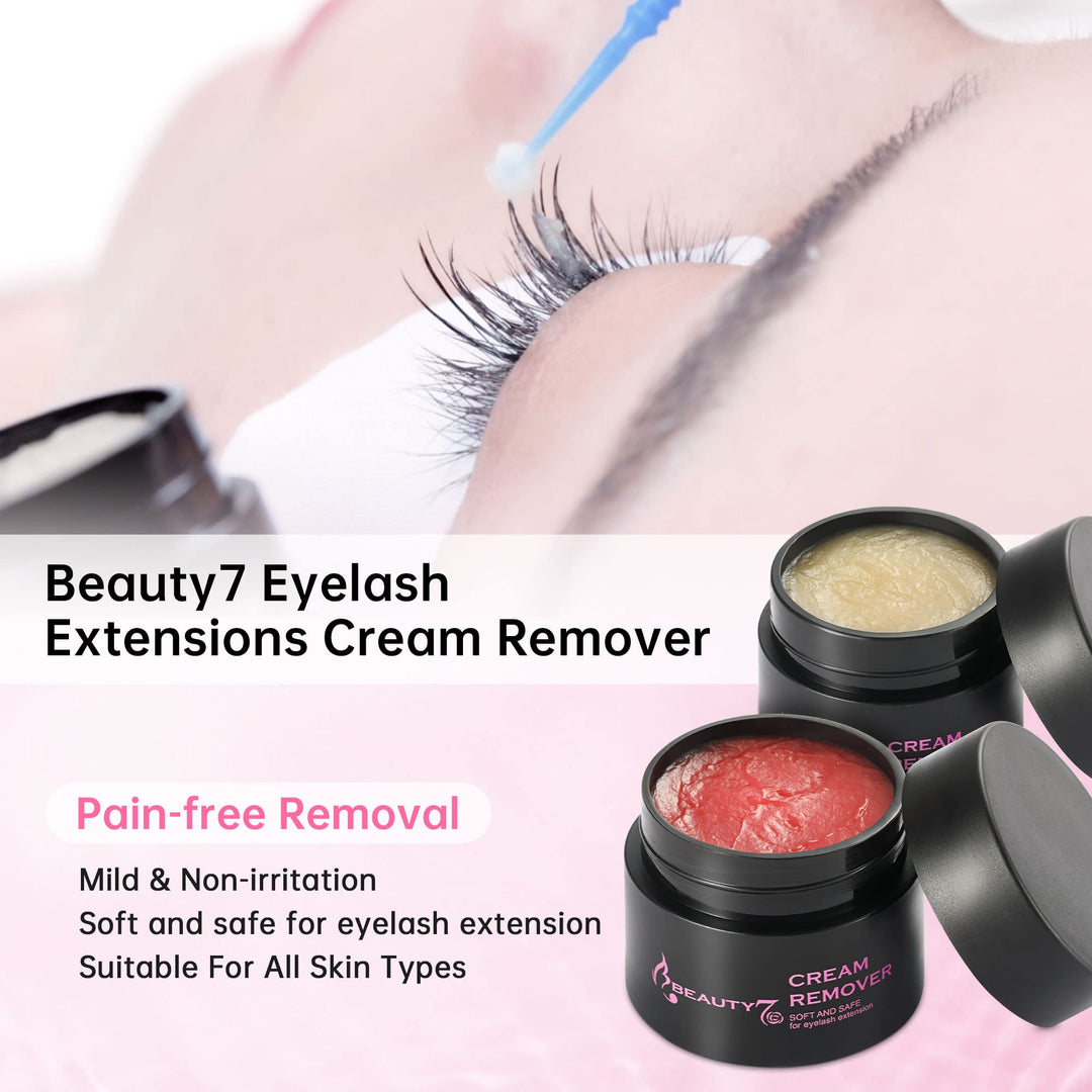 Eyelash Extensions Remover Cream Safe Adhesive Bonder Eyelashes Glue Remover Fast Dissolution Low Irritation Eyelash Extension Supplies 5g