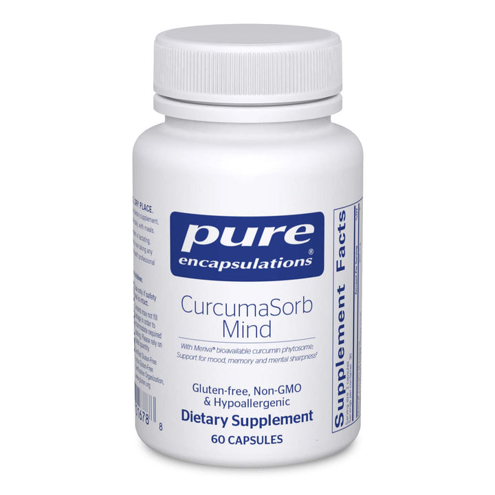 CurcumaSorb Mind | Supplement to Support Memory, Sharpness, and Cognitive Function* | 60 Capsules