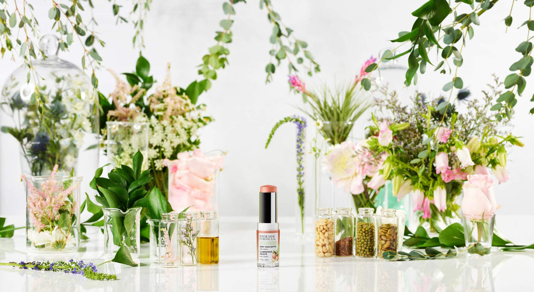 Organic Wear All Natural Dewy Highlighter Stick Makeup, Stick Cream To Powder, Dew Frost, Dermatologist Tested