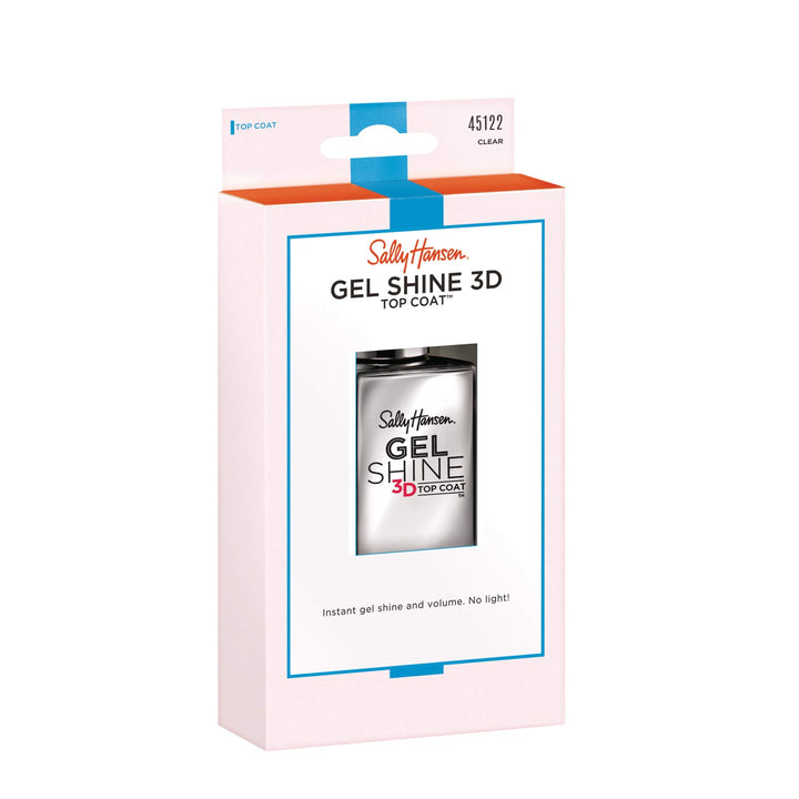 Treatment Gel Shine 3D Top Coat Nail Polish, 0.45 Fluid Ounce