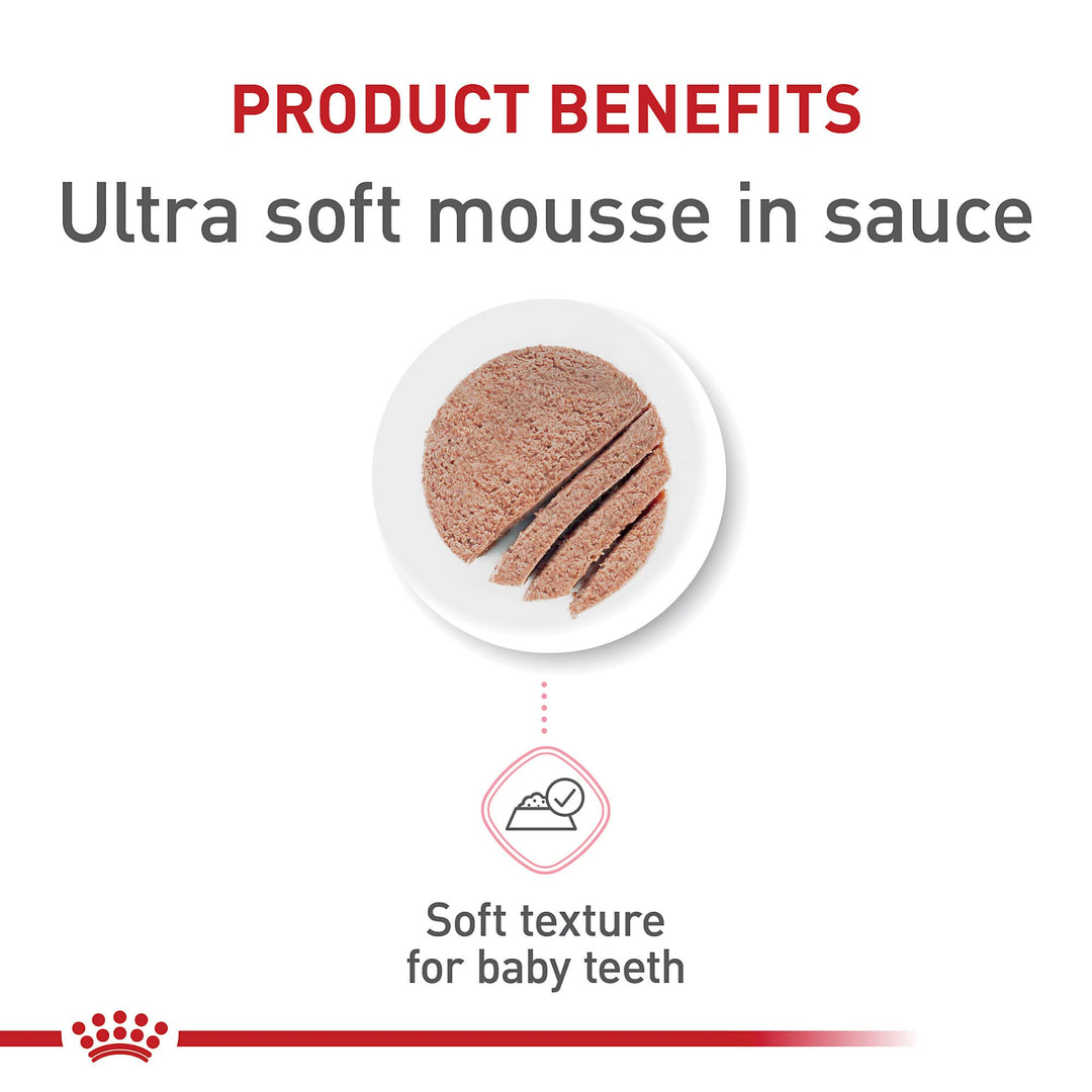 Feline Health Nutrition Mother & Babycat Ultra Soft Mousse in Sauce Canned Cat Food, 3 oz can (24-count)