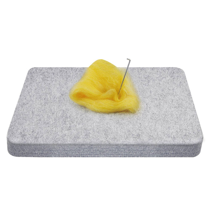 Needle Felting Pad,100% Natural Wool Needled Felting Mat, 8 x 10 x 1 inch Eco-Friendly Felting Block, Thick and Firm Needle Felting Base