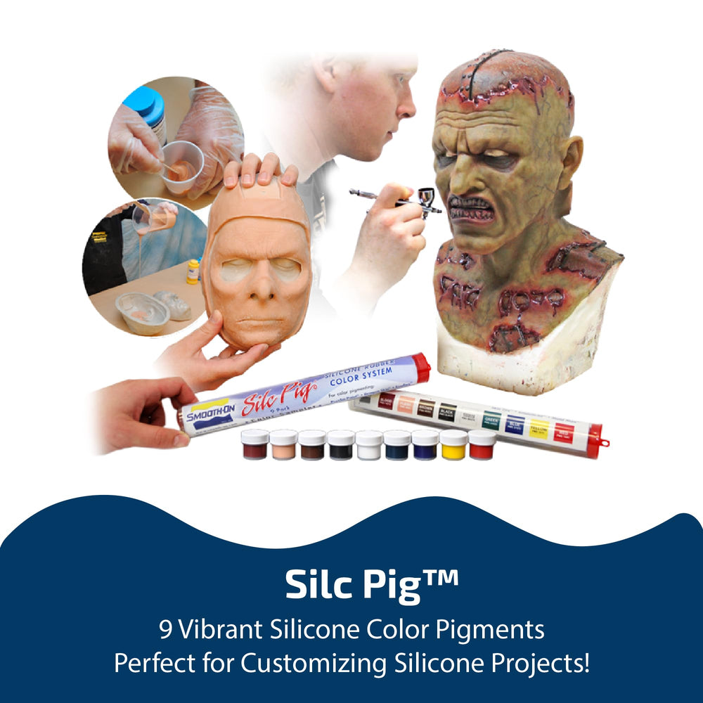 Silc Pig™ Color Pigments for Silicone, 9-Pack Sampler
