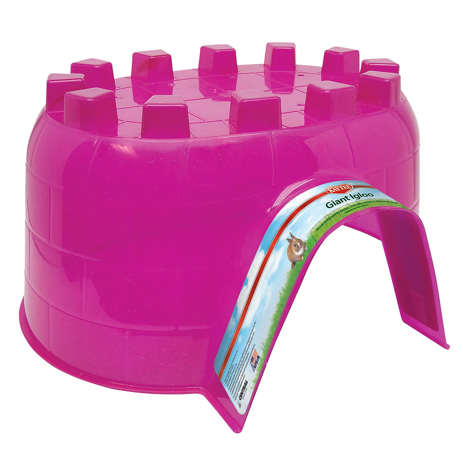 Igloo Habitat Hideout For Pet Rabbits, Ferrets, Guinea Pigs, and Other Small Animals, Giant