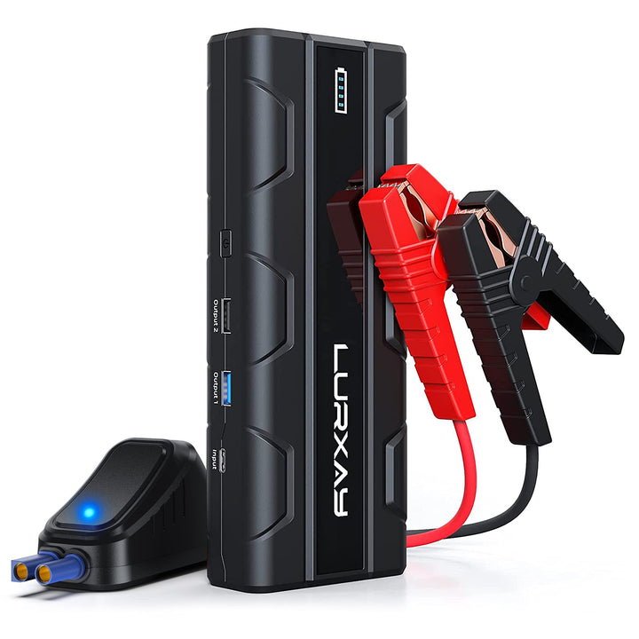 Car Jump Starter – 2000A Jump Box 20000mAh for up to 10L Gas and 5.5L Diesel Engines, 12V Car Battery Charger Jump Starter with USB/Type C Quick Charge, Portable Power Bank with LED Display and Light