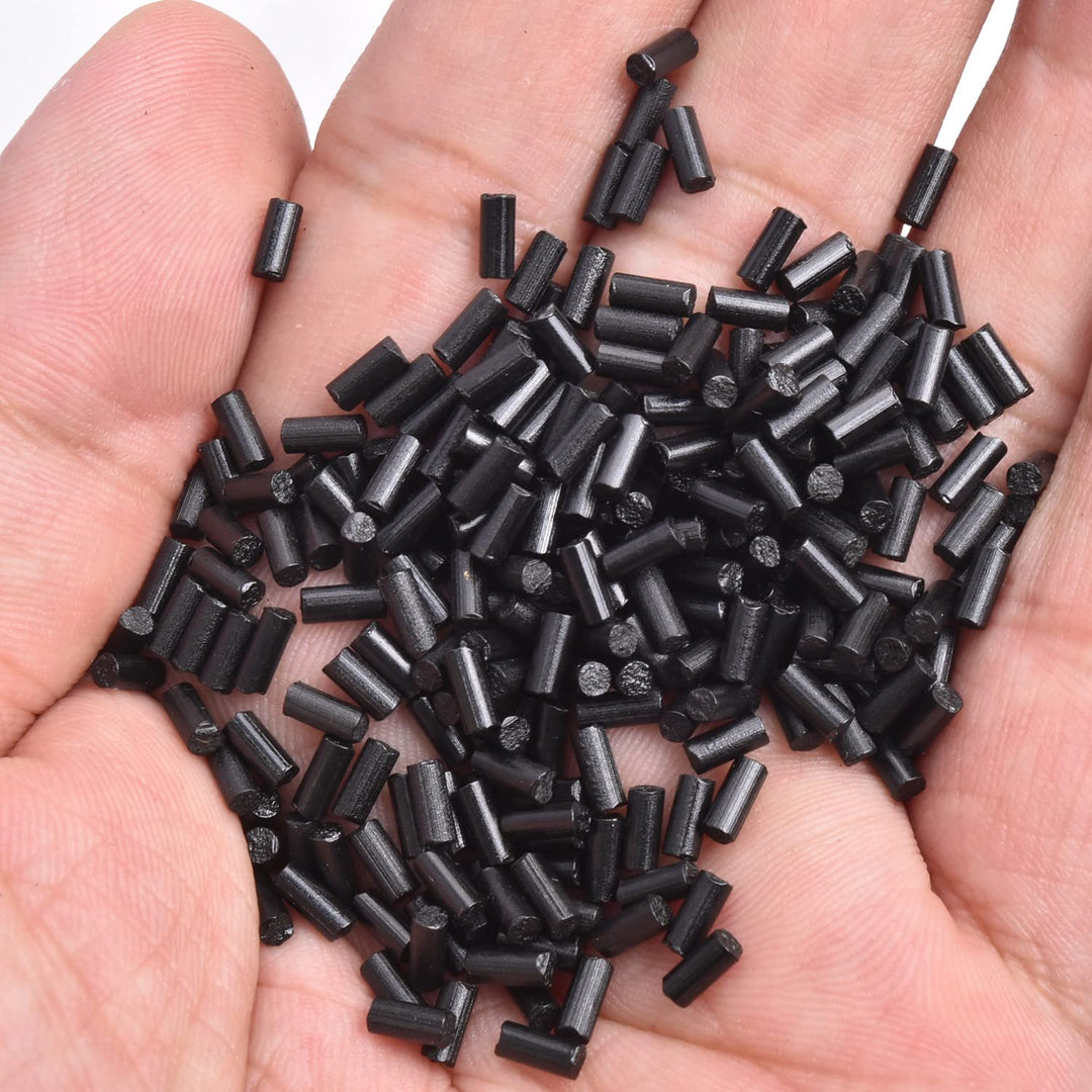 (2.25mm) 60g/Pack(Approx450~500pcs) Ferrocerium Lighter Flint Stone for Petrol or Gas Lighters Accessories #FLQ178-B/G (Black)