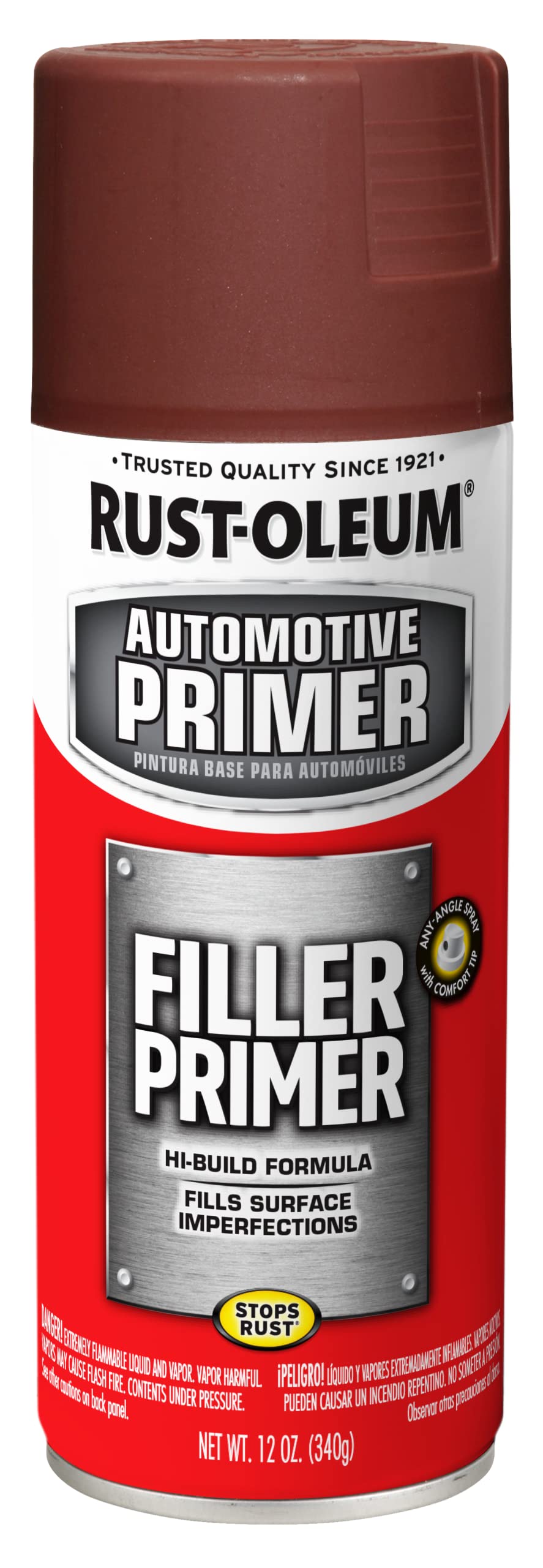 249320 Automotive Filler Primer Spray, 11 oz, Red