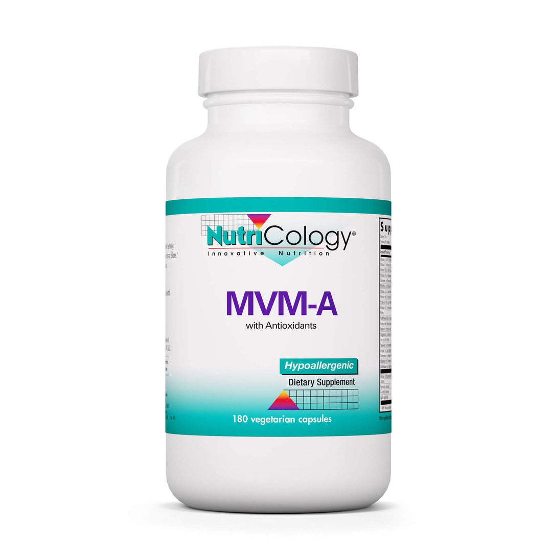 MVM-A Supplement - Multivitamin for Men & Women, with Iron, Daily Vitamins, for Adults, High Potency, Bioavailable, Vegetarian Capsules - 180 Count