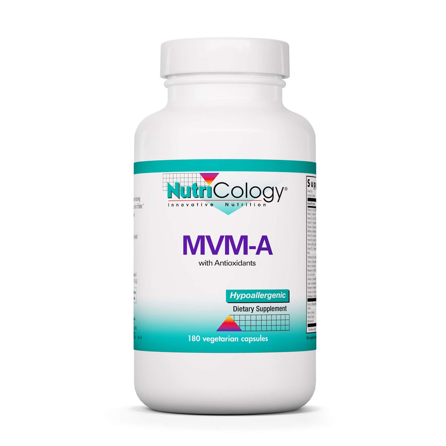 MVM-A Supplement - Multivitamin for Men & Women, with Iron, Daily Vitamins, for Adults, High Potency, Bioavailable, Vegetarian Capsules - 180 Count