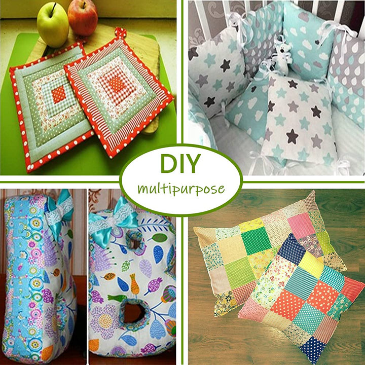 7 Pieces Cotton Fabric Plainl Printed (20x20), Comfortable Fabric for Sewing, Patchwork Quilting Fabric, Pretty Flower Pattern Material for Quilting Sewing Cloths Sewing DIY Artcraft -Color Pattern