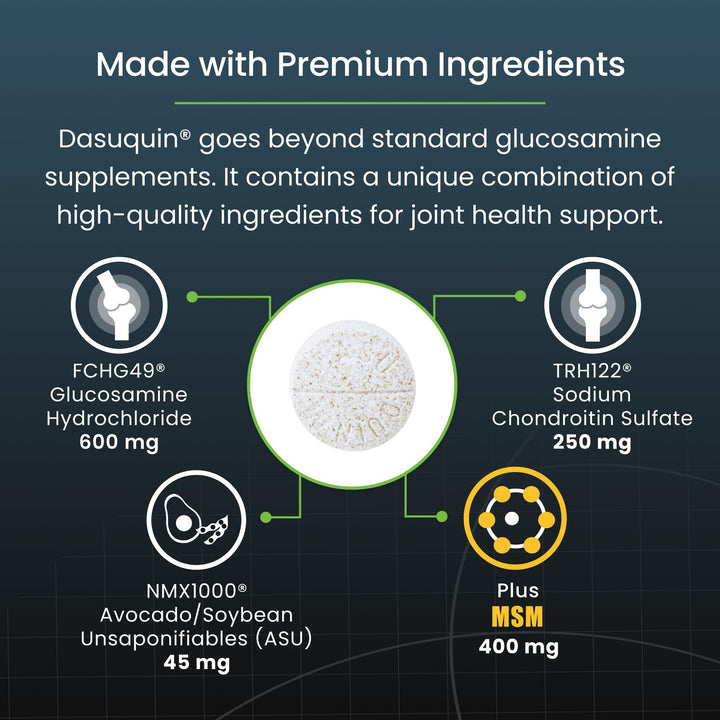 Nutramax Dasuquin with MSM Joint Health Supplement for Small to Medium Dogs - With Glucosamine, MSM, Chondroitin, ASU, Boswellia Serrata Extract, and Green Tea Extract, 150 Chewable Tablets