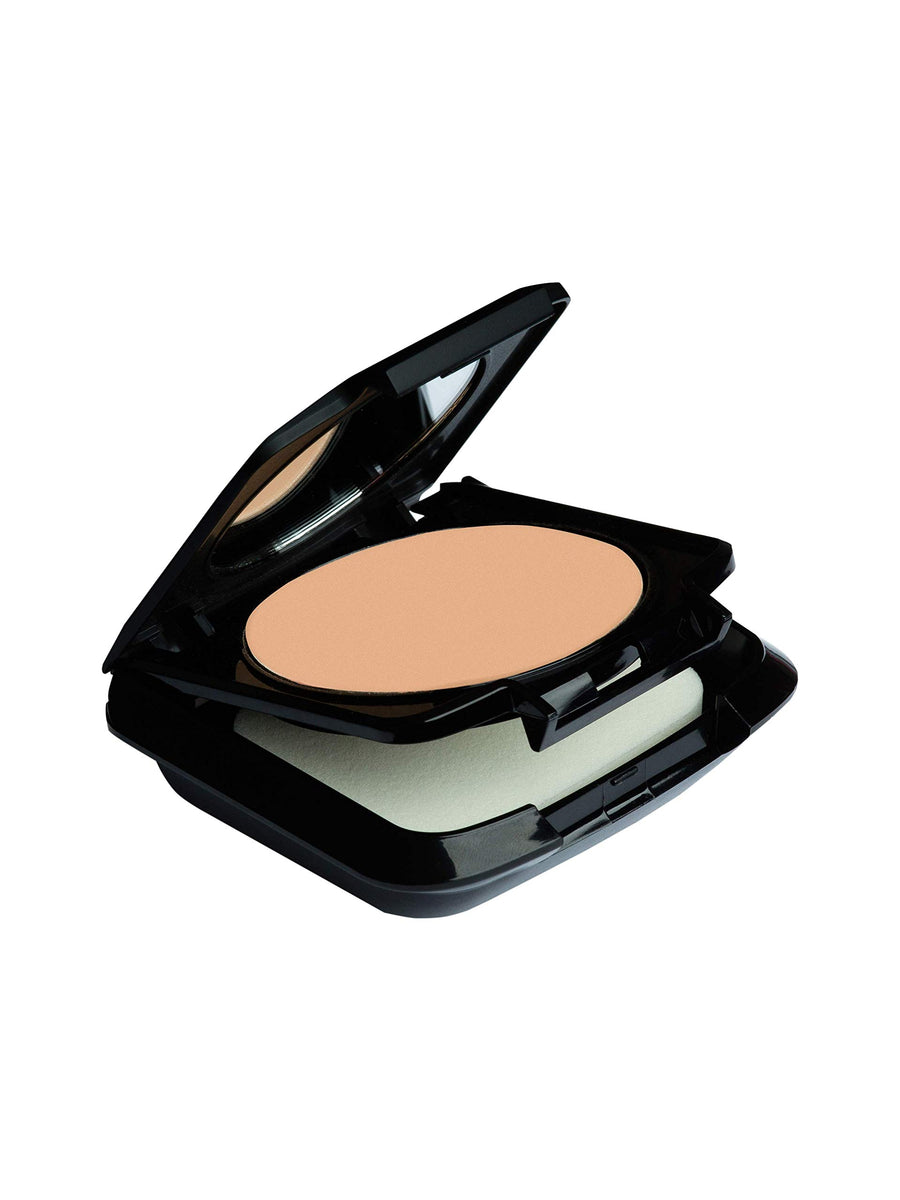 Dual Wet and Dry Foundation with sponge and Mirror, Squalane Infused, Apply Wet for Maximum Coverage or Dry for Light Finishing and Touchup, Minimizes Fine Line, All day Wear, Laurel Nude
