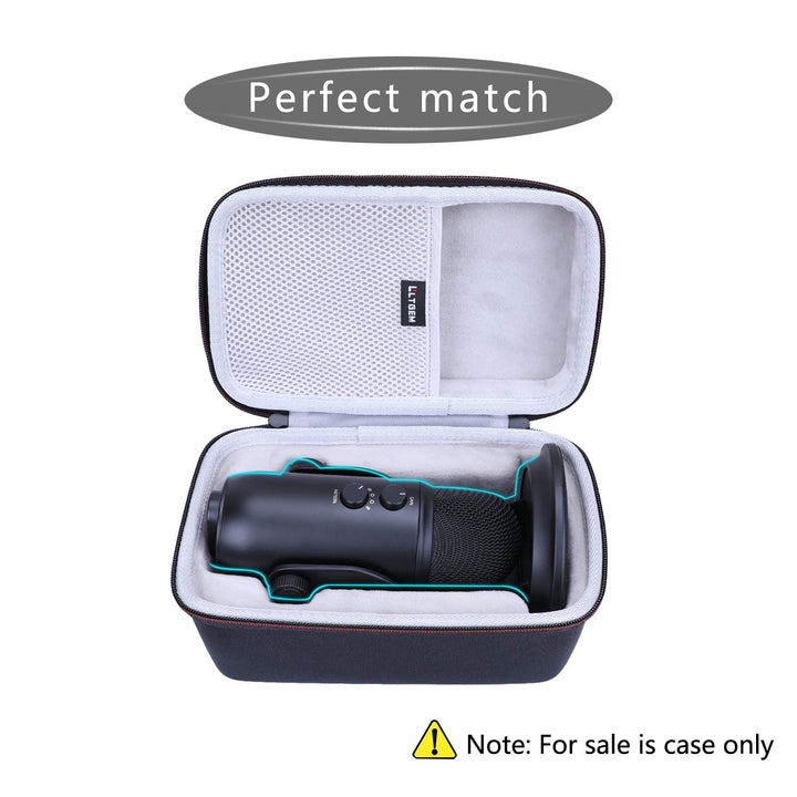 LTGEM Case Compatible with Logitech Blue Yeti/Blue Yeti X/Blue Yeti Pro USB Microphone(Case Only)