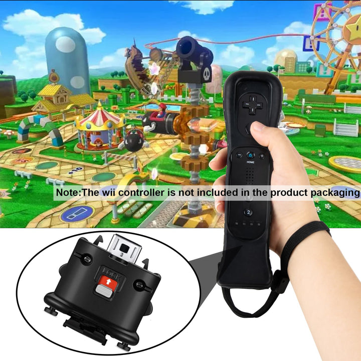 Wii Motion Plus - External Remote Motion Plus Sensor Controller Wii U Motion Plus (White 2PCS)