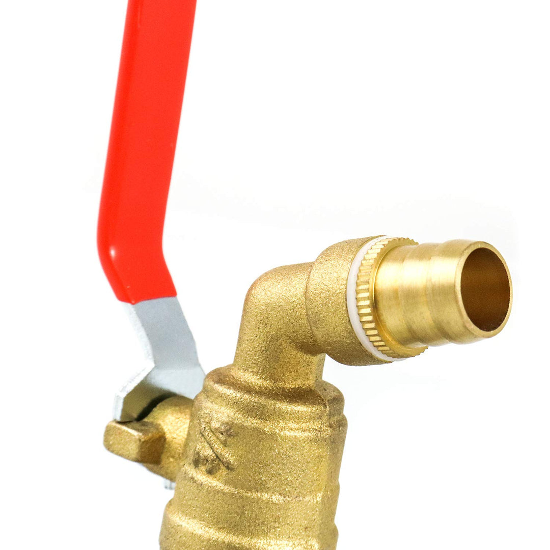 2 Drum Faucet Brass Barrel Faucet with EPDM Gasket for 55 Gallon Drum