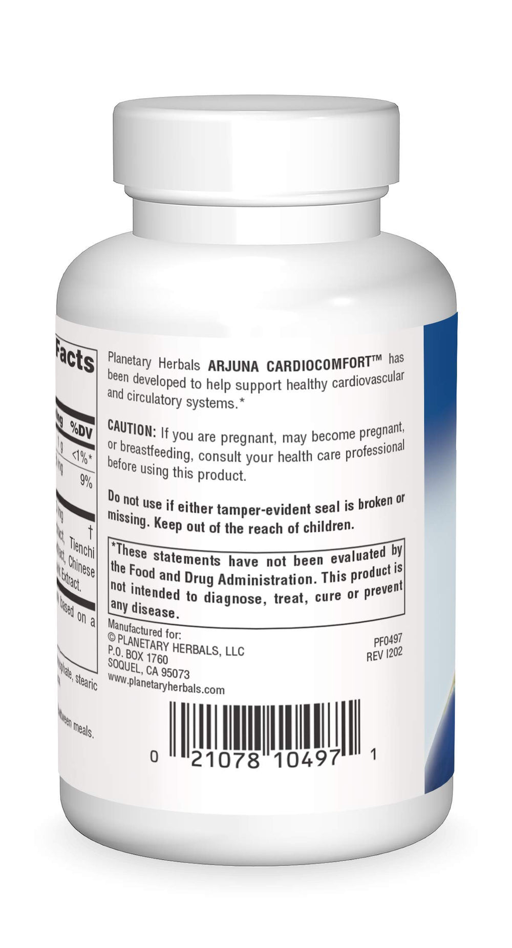 Arjuna CardioComfort*, Support for The Cardiovascular and Circulatory Systems*, 460 mg - 120 Tablets