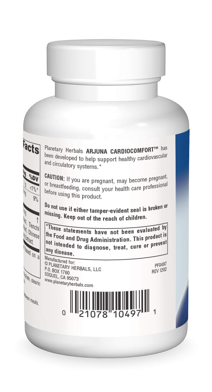 Arjuna CardioComfort*, Support for The Cardiovascular and Circulatory Systems*, 460 mg - 120 Tablets