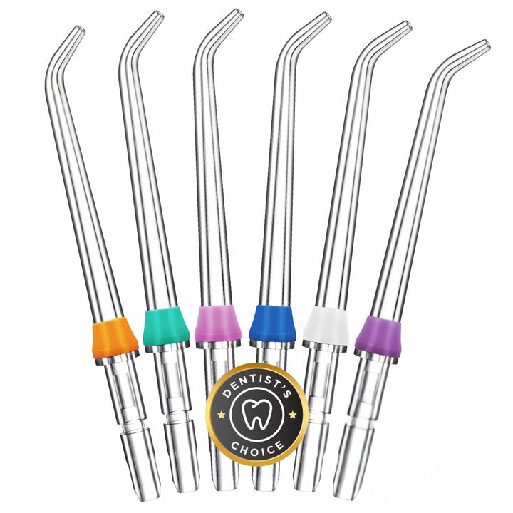 Replacement Heads for Waterpik, Water Flosser Replacement Tips for Waterpik (6 Classic Jet Tips)