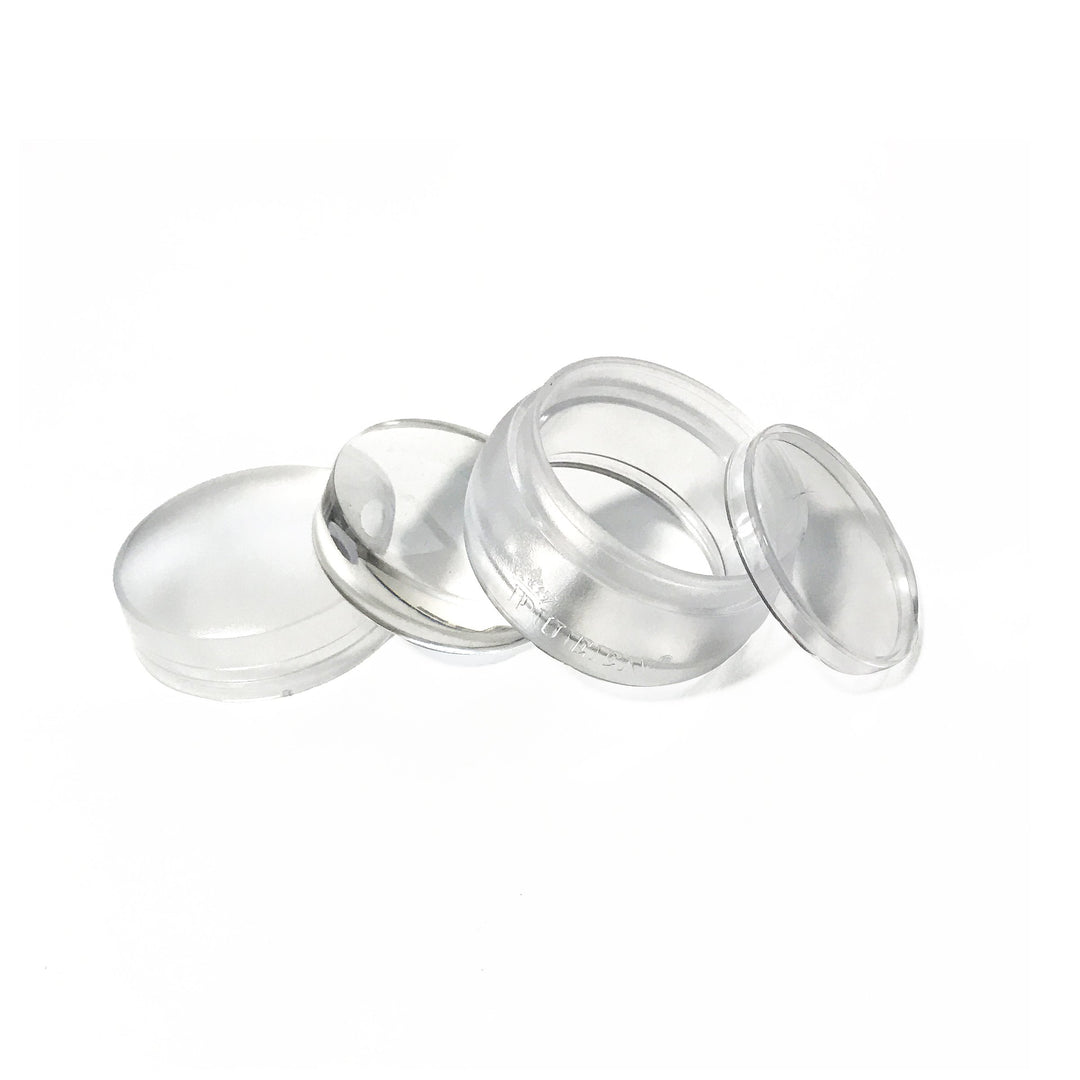 3.5cm Upgraded HD Chunky CLEAR JELLY Transparent Soft Stamper and Scraper Set - Nail Art - Stamping Tools - CLEAR - BH000706