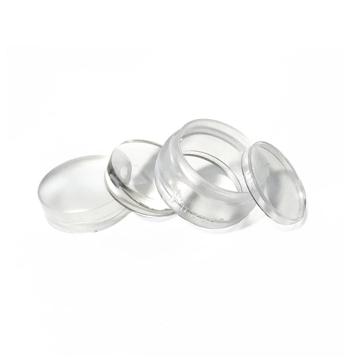 3.5cm Upgraded HD Chunky CLEAR JELLY Transparent Soft Stamper and Scraper Set - Nail Art - Stamping Tools - CLEAR - BH000706