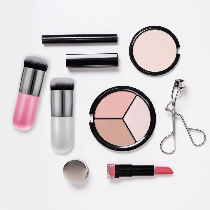2 Pieces Foundation Brush Flat Cream Makeup Brushes Cosmetic Make-Up Brush