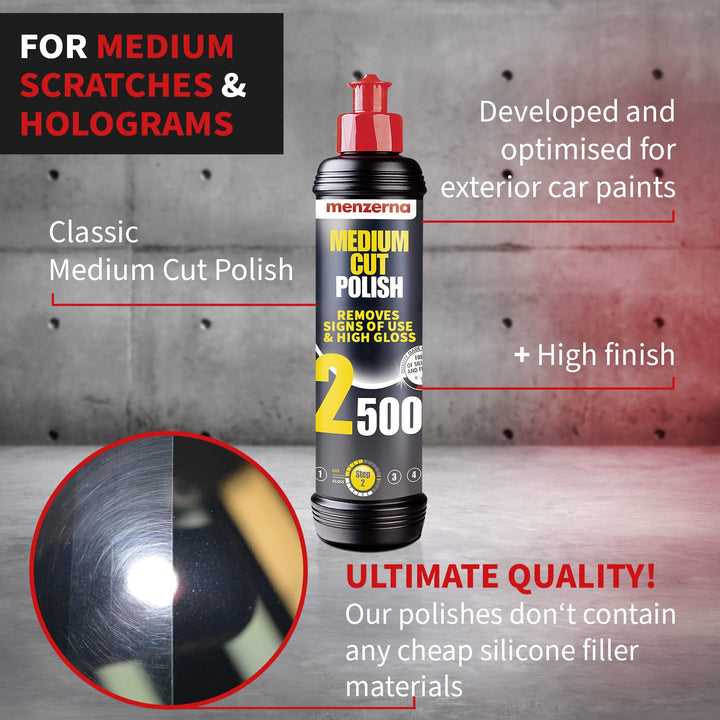 Menzerna | MCP2500 Medium Cut Polish 2500, 8 oz.