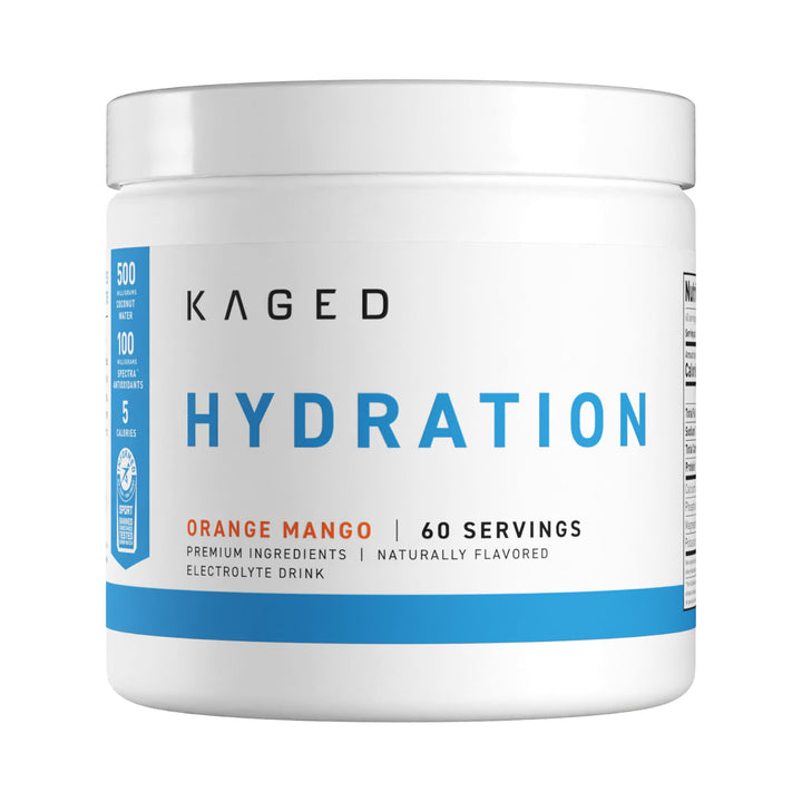 Electrolyte Hydration Powder | Hydracharge Orange Mango | Sports Drink for Men and Women | Pre, Post, Intra Workout Supplement | 60 Servings