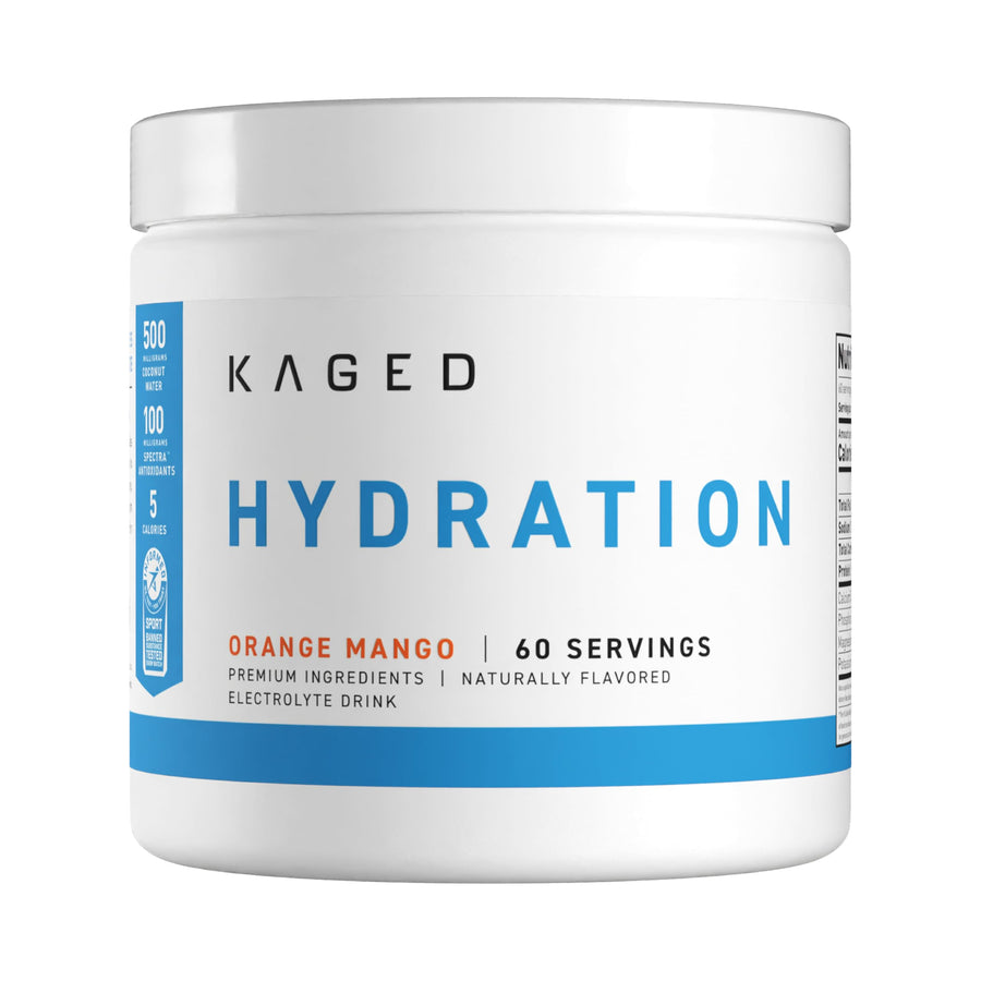 Electrolyte Hydration Powder | Hydracharge Orange Mango | Sports Drink for Men and Women | Pre, Post, Intra Workout Supplement | 60 Servings