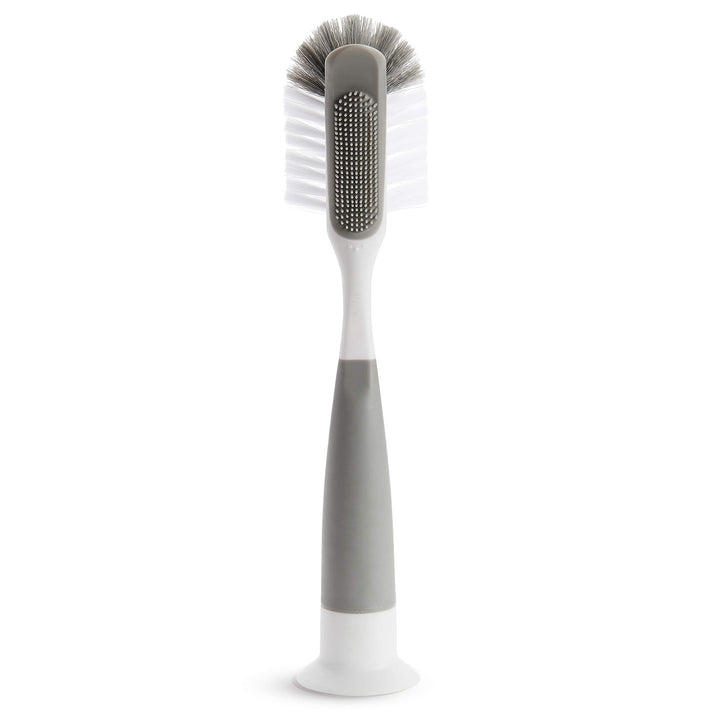 ® Miracle™ Dual Sided Cup and Baby Bottle Brush, Includes Straw Brush, Grey