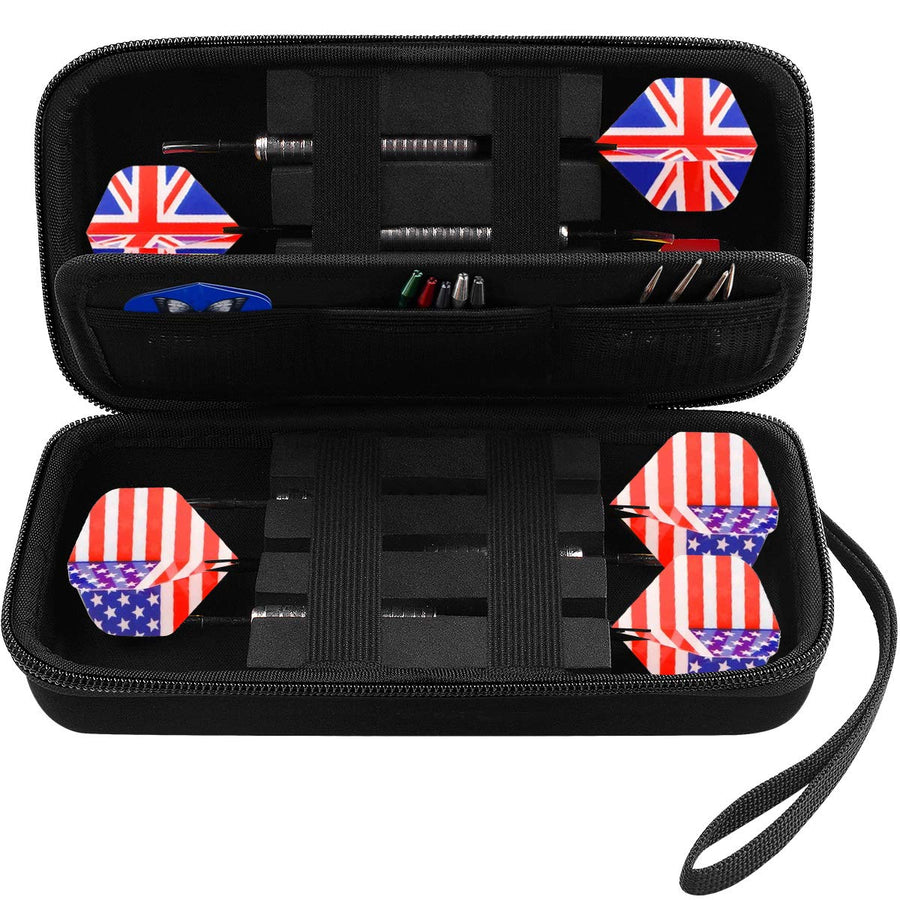 Dart Case for 6 Steel Tip and Soft Tip Darts, Dart Carrying Storage Holder Fits for Dart Tips, Shafts and Flights (Box Only)