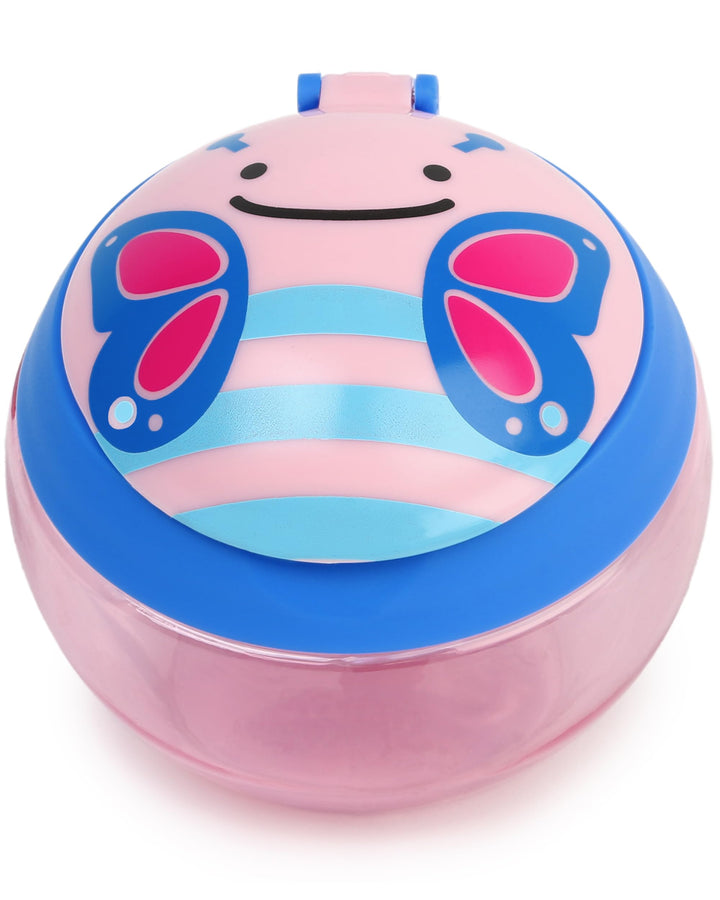 Plastic Baby Snack Container, Zoo Snack Cup, Butterfly
