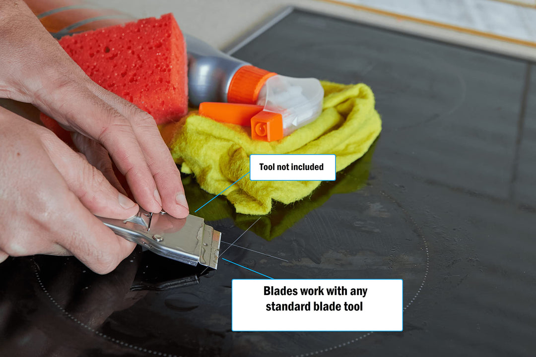 - Single Edge Razor Blade - Heavy Duty with Cardboard Safety Cover Each Blade - 100 Blades per Box