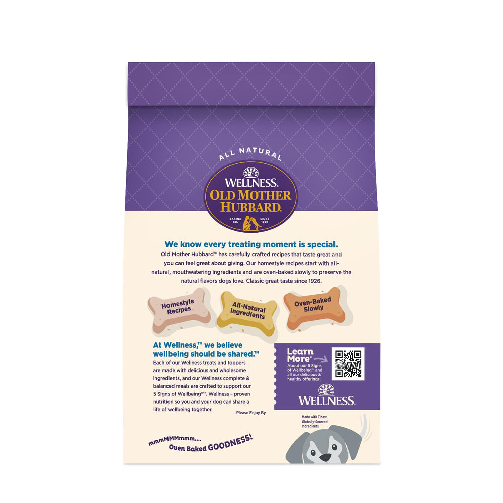 Wellness Original Mix Dog Biscuits, Natural, Training Treats, Four Flavors, Large Size, (3.5 Pound Bag)
