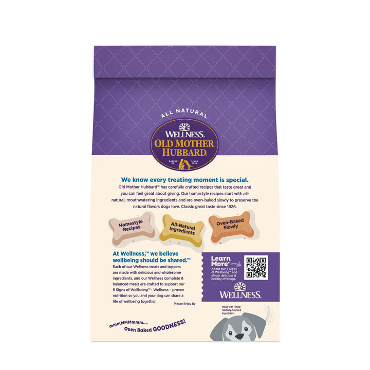 Wellness Original Mix Dog Biscuits, Natural, Training Treats, Four Flavors, Large Size, (3.5 Pound Bag)