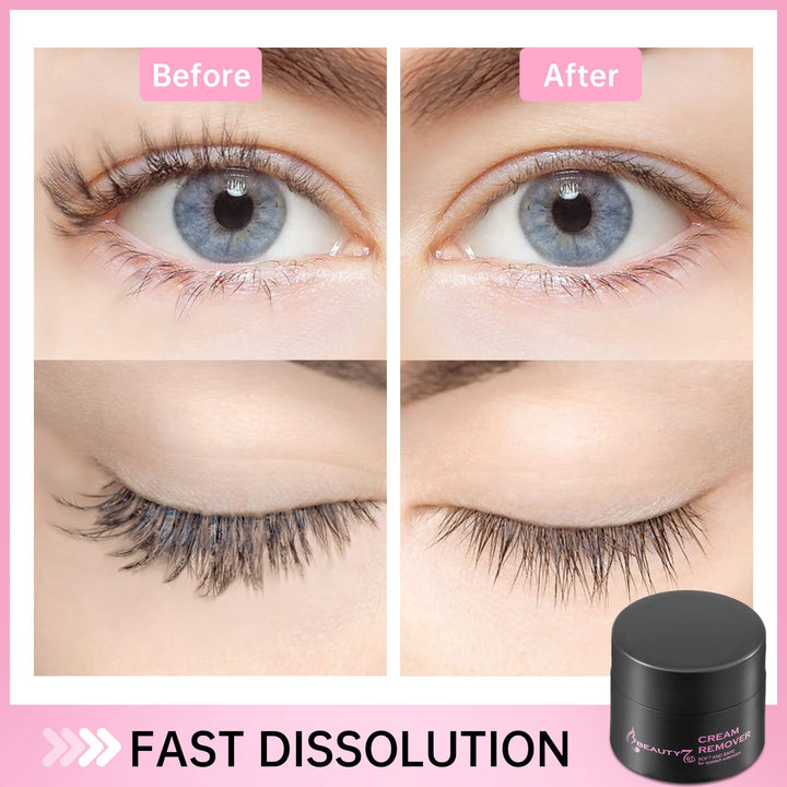 Eyelash Extensions Remover Cream Safe Adhesive Bonder Eyelashes Glue Remover Fast Dissolution Low Irritation Eyelash Extension Supplies 5g