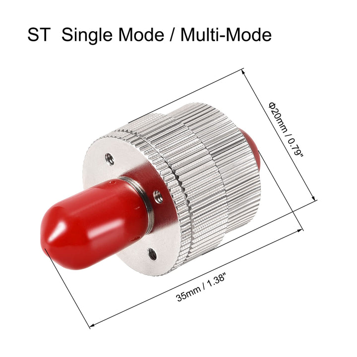 ST Mechanically Variable Optical Attenuator, Single Mode/Multi-Mode 0-30dB Adjustable Fiber Optic Attenuator