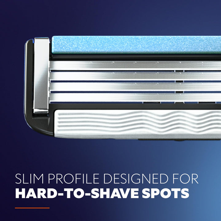 | 4 Blade Razor Refills (12 Pack) | Swift Rinse Blades for Longer and Thicker Hair