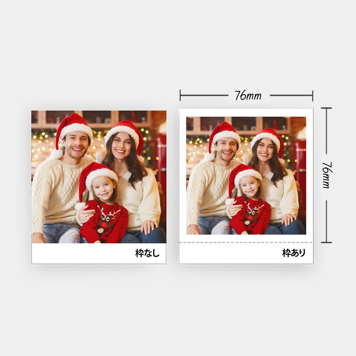 Mini Shot 3 Retro 4PASS 2-in-1 Instant Digital Camera and Photo Printer (3x3 inches) Initial 8 Sheets + 60 Sheets Gift Bundle, White (NOT Zink)