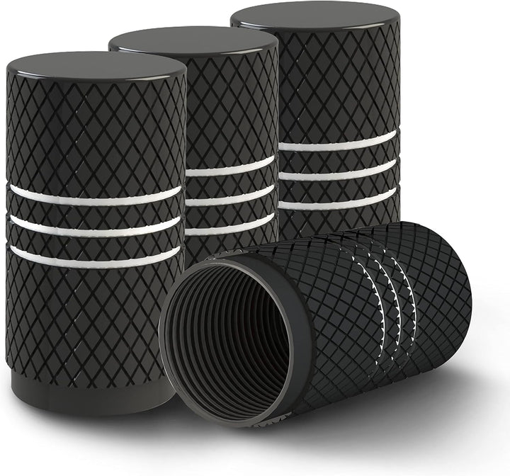 Bling Tire Valve Stem Caps (4 Pack) | Protect Your Tire Valves with Tire Stem Caps Universal Tire Air Caps for Cars, Motorbikes, and Trucks | Car Accessories