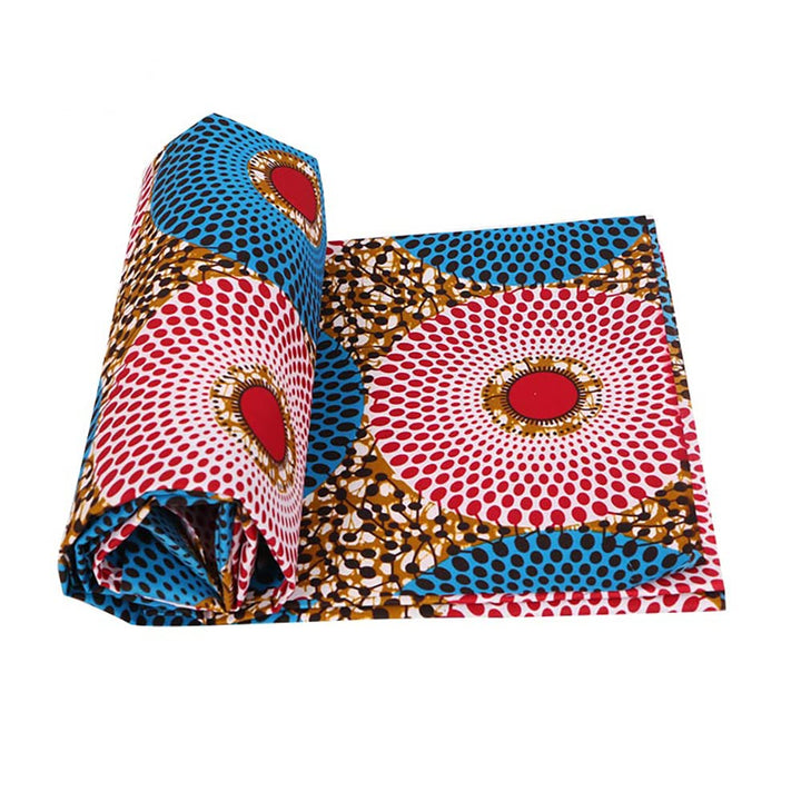 Ankara African Polyester Wax Prints Fabric 6 Yard African Fabric for Party Dress PL537 (pl537)