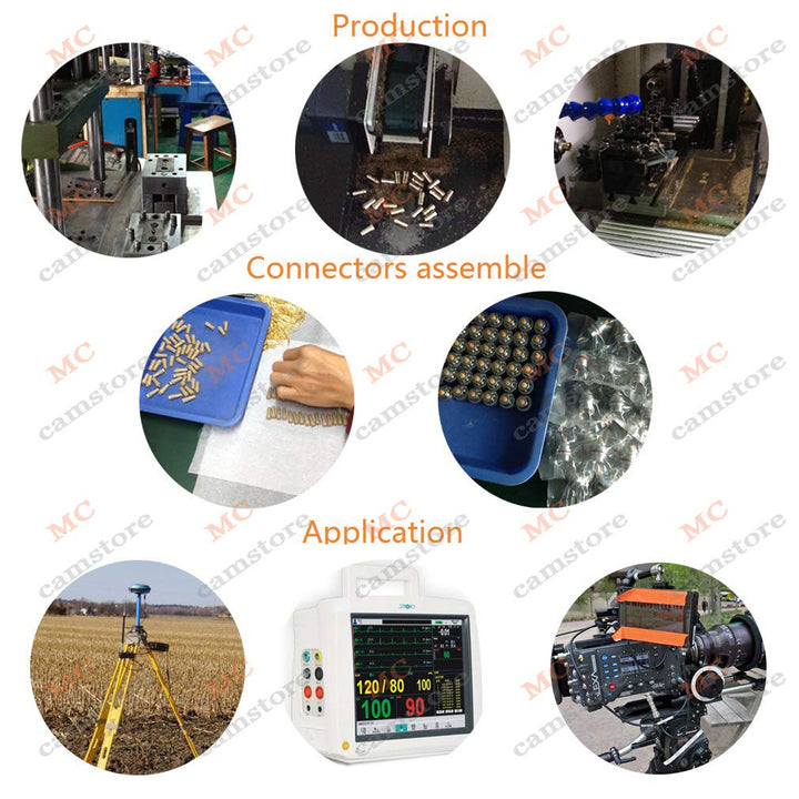 0B 5pin Aviation Connector, 0B Push-Pull Self-Lock Power Cable Connector Circuit Plug Socket for FGG.0B.305.CLAD52 (5 pin, Plug)