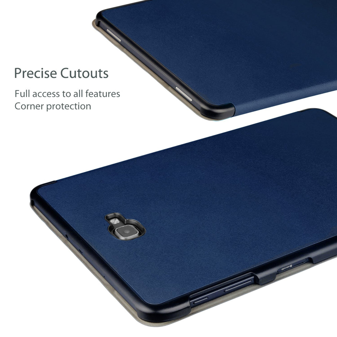 Slim Case for Galaxy Tab A 10.1 2016 SM-T580 T585 T587, Smart Cover Stand Folio Case for Galaxy Tab A 10.1 Inch Tablet -Navy