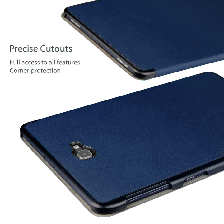 Slim Case for Galaxy Tab A 10.1 2016 SM-T580 T585 T587, Smart Cover Stand Folio Case for Galaxy Tab A 10.1 Inch Tablet -Navy