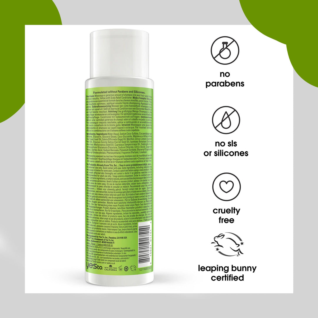 Tea Tree Scalp Relief Conditioner - Calms Dry Itchy Scalp, Hydrates & Softens With Tea Tree Oil & Sage, Natural, Vegan, Cruelty-Free, 12 Fl Oz