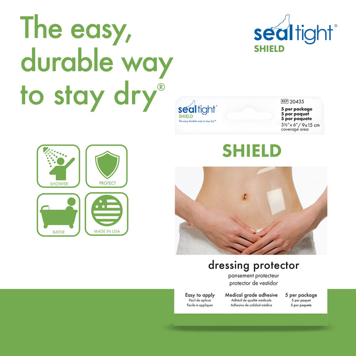 Brown Medical Seal-Tight Shield Dressing Protector, 5 X 8