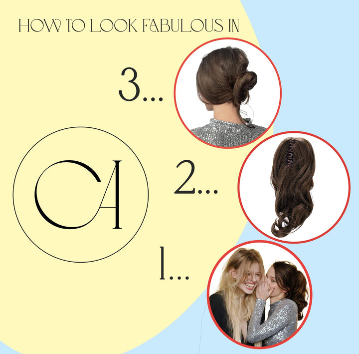 Blonde mix # 24H613 H87 : PRETTYSHOP 14 & 110g Hair Piece Ponytail Extension Straight Light Curled Nature Looking Heat-Resisting Different Colors (light blond mix H87_24H613)